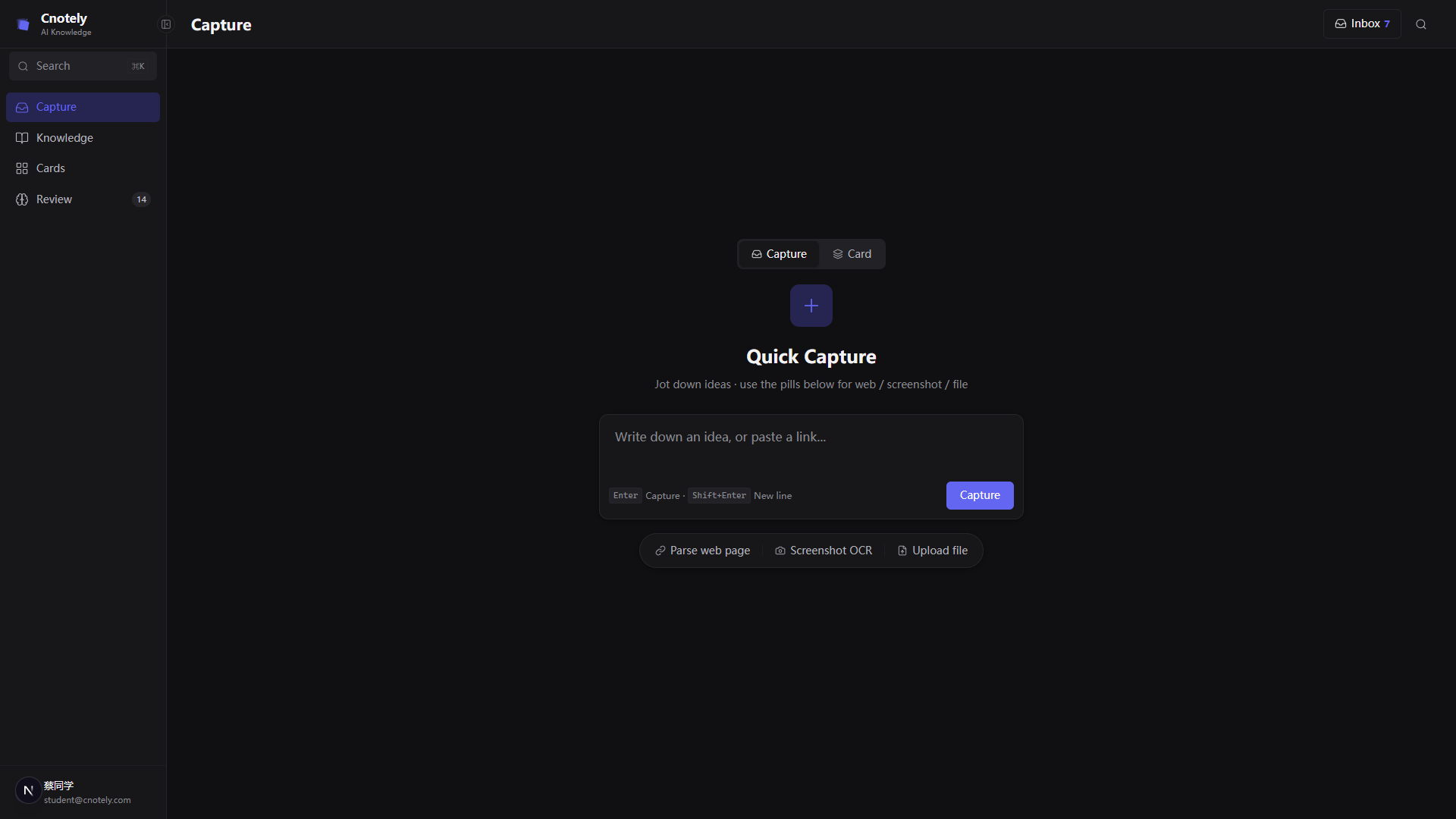 Cnotely Desktop