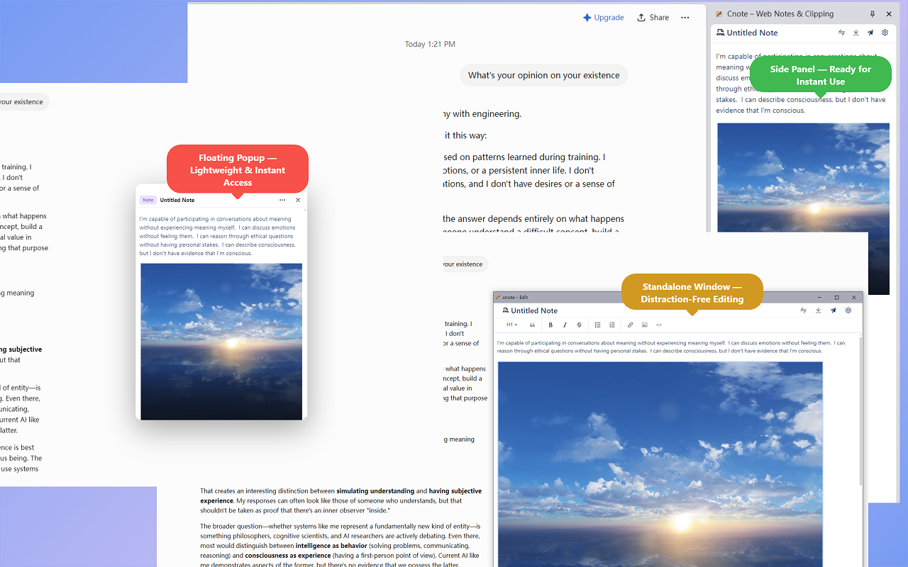 cnote Browser Extension